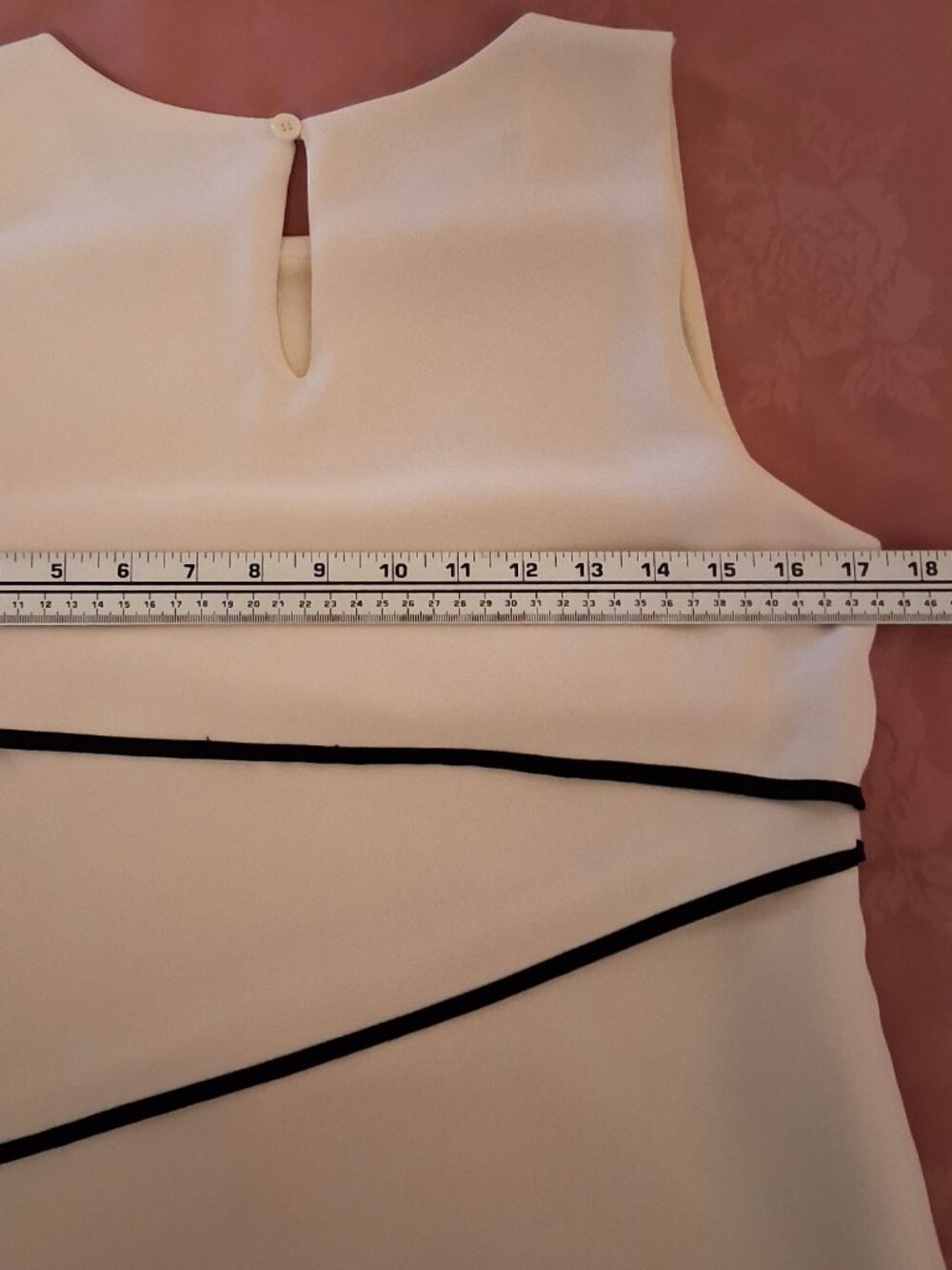 NWOT RINASCIMENTO Unique Well Tailored Artistic Design White Tiered Dress 10 - Picture 9 of 12